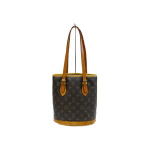 Louis Vuitton Bucket Monogram Brown Canvas LV Handbag Tote Bag